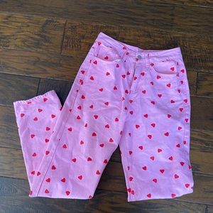 RED HEARTS/ PINK PANTS